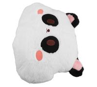 SWOOMEY Almohada De Apoyo Lumbar Para Coche De Peluche Almohada Corporal De Viaje Diseño De Panda Cojín Para Asiento De Coche Soporte Lumbar De Peluche Para Viajes Largos Decoración