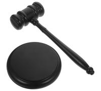 SWOOMEY Martillo Corte de Madera Negra Sonido Claro y Fuerte, Mazo Portátil para Juez y Subasta Profesional