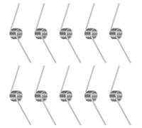 Swpeet 10Pcs 120 grados de acero inoxidable resortes torsionales 2mm diámetro de alambre 15mm diámetro exterior, 50mm pequeño resorte torsional mecánico pequeño resorte de torsión