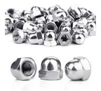SWTYExt M4 Tuercas Bellota Acero Inoxidable 50 Piezas Tuerca Sombrerete