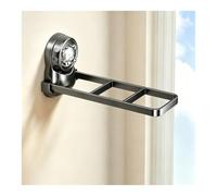 SXDHOCDZ Tendedero portátil con ventosas, Plegable y de Montaje en Pared, Ideal para dormitorios.(Black,3-Piece Set)