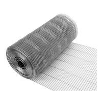 SXEVZOO Valla Para Aviario Galvanizada Por Inmersión En Caliente, 1x10cm Agujero Rectangular Rollo De Malla Metálica, Para Aviarios De Pollos, Conejos Y Cercas Para Plantas Y Animales(0.6x16m)