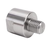 Sxhlseller Adaptador de Husillo de Torno para Carpintería, Adaptador de Inserción de Mandril de Rosca Macho de 1-1/4"-8 Hembra a "-8, Extensión de Husillo de Cabezal de Acero para Portabrocas de