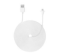 Sxhlseller Cable de Carga para Exteriores de 29.5 Pies para EufyCam 2C y 2C Pro, Cable de Alimentación MicroUSB Resistente a la Intemperie con Cabezal Hermético para Uso Continuo de Cámaras de (1PCS)