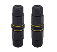 Sxhlseller Caja de Conexiones Sellada IP68 de 3 Polos, Nailon PA66, 24 A, M20