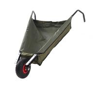 Sxhlseller Carretilla de Jardín Plegable, Carro de Acero de 88 LB para | Carretilla de mano plegable, tolva Oxford de alta resistencia, plataforma rodante con neumáticos, transporte de escombros