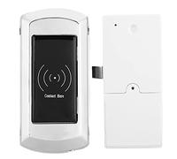 Sxhlseller Cerradura Electrónica Inteligente para Gabinete de Aleación de Zinc con Tarjeta de Acceso, Entrada sin Llave con Batería para Sauna, Piscina y Hardware de Seguridad para Casilleros de Hotel
