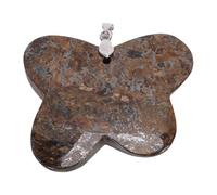 Sxhlseller Colgante de Ala de Piedra de Cristal Tallada a Mano, Adorno Decorativo de Piedra Natural para Decoración de Habitaciones, Joyería, Regalo Portátil para el Hogar, Oficina, Escritorio,