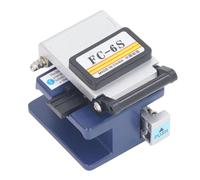 Sxhlseller Cortadora de Fibra óptica de Precisión FC-6S |Cortador de Acero de Tungsteno con Hoja de 12 Superficies para Empalmar, Cuerpo de Aleación de Aluminio con Abrazadera Multifunción