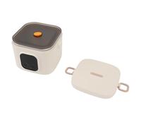 Sxhlseller Eléctrica Recargable de 800 Ml, Calentador de Alimentos Portátil con Batería de 14000 MAh, Retención de Calor Inteligente, Lonchera Calentada de Acero Inoxidable Fácil de Limpiar para