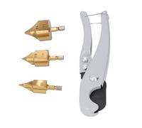 Sxhlseller Juego de Brocas para Reparación de Tuberías PPR de 3 Piezas |Brocas Escalonadas con Vástago Hexagonal de 15-31 Mm para Expansor de Tubo de Tubería de Agua de Plástico