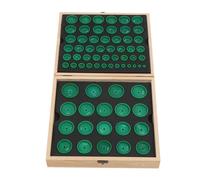 Sxhlseller Juego de Troqueles de Prensa de Reloj de 68 Piezas, Herramienta de Cierre de Caja Trasera de Resina para Reparación de Relojes con Múltiples Tamaños para Mantenimiento de Cristal de
