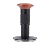 Sxhlseller Manipulador de café Expreso de 58 Mm con Escala |Prensa de Resorte de Rebote Automático, de Nogal de Acero Inoxidable