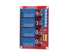 Sxhlseller Módulo de relé Optoacoplador 4CH Disparo Alto bajo 5V (5V) | Aislamiento de fotoacoplador de parche, Diseño tolerante a fallas, Automatización del hogar , Control industrial, Tablero