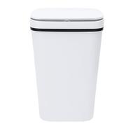 Sxhlseller Papelera con Sensor de Movimiento de 18 Litros, Cubo de Basura sin Contacto con Control de Olores Sellado e Impermeabilización IPX5 para Uso en Cocina, Baño u Oficina en Acabado Blanco