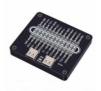 Sxhlseller Probador de Cable Tipo C, Probador de Cable de Datos USB 3.0 con Indicadores LED de 24 Pines para Prueba de Continuidad, Comprobador de Tipo C