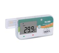 Sxhlseller Registrador de Datos de Temperatura USB, 35000 Puntos |Grabador PDF de un Uso para Cadena de Frío, Resistente Al Agua IP67, -30 ℃ a 70 ℃