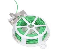Sxhlseller Rollo de Bridas para Plantas con Cortador, 20 Metros de Alambre de Acero de Plástico, Dispensador de Bridas para Jardín, para Enredaderas, Verduras, Cobertizos, Cuerda para Envolver, (50
