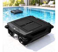 SXQYCH Limpiador De Piscinas Inalámbrico, Skimmer De Piscinas A Batería | Estacionamiento Automático Cerca De Pared,Modos De Doble Velocidad,Motores Gemelos Sin Escobillas