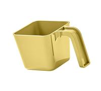 SXRQ Prácticas cucharas cuadradas para helados y taza medidora, materiales resistentes, suministros de fiesta para bebidas frías y postres herramienta de medición de bebidas