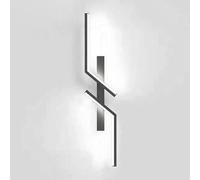 SXSCARKX Aplique de Pared nórdico Lineal, luminaria LED de Tira Larga, Apliques geométricos cableados, Luces lineales para Sala de Estar, Fondo de sofá, Dormitorio, Pasillo.