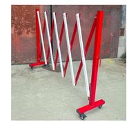 SXYKXYDL Puerta de Seguridad Plegable de Acero Inoxidable, Puerta de Tijera retráctil, Barrera de tráfico conectable, Puerta Plegable Tipo acordeón para almacén con Ruedas.