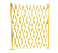 SXYKXYDL Puerta de Seguridad Plegable Individual, Puerta de Tijera retráctil de Acero Inoxidable con Ruedas para Control de tráfico Exterior y escuelas.