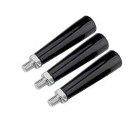 SYDARSYN M10 Tornillos de Manijas Giratorias Mango de Plástico y Metal, Volante para Máquina Empuñaduras de Sujeción (3 Piezas)