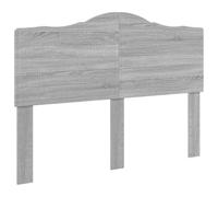 SYDE Cabecero Gris Sonoma Madera Ingenieria | Resistente a Deformaciones, Parte Trasera Acabada, Montaje Facil, Compatible con Camas Modernas y Tradicionales