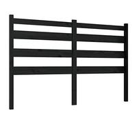 SYDE Cabecero Madera Pino Negro 166x4x100 cm | Listones para luz , soporte lumbar al leer, compatible con somieres específicos