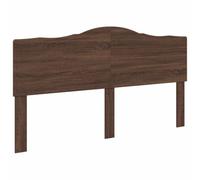 SYDE Cabecero Roble Marrón Madera de ingeniería | Resistente a deformaciones, fácil montaje, compatible con camas modernas y tradicionales