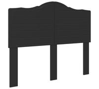 SYDE Cabecero Roble Negro Madera de Ingeniería | Montaje fácil, ajustable a pared, compatible con camas modernas y tradicionales