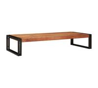 SYDE Estante de Baño Marrón 120 x 50 x 23 cm Madera de Acacia Sólida | Hierro Durable, Diseño Minimalista, Fácil Montaje, Limpieza Sencilla, Ahorra Espacio