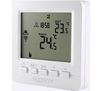 Sygonix SY-4500820: Termostato de ambiente para montaje empotrado, programable semanalmente, 1 unidad.
