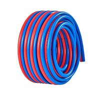 SYLUOQP Manguera de antorcha Doble, oxígeno-acetileno, Manguera roja y Azul, tubería Industrial antideflagrante para Cortar y soldar, 8 mm,20m