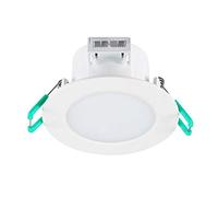 SYLVANIA Proyector LED empotrado integrado, IP65, 6 W, ajustable, CCT 2700/3000/4000K, 100 grados, blanco