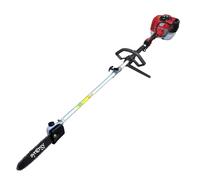 Synergy Podadora de Altura Gasolina 65CC 4,9CV - Espada 25cm, Arranque Easy Cut, Transmisión Reforzada de 26mm, Cinturón de Soporte y Accesorios Incluidos