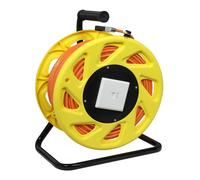Synergy21 Kabeltrommel CAT6A con 90m de cable CAT7A S-STP y conectores RJ45