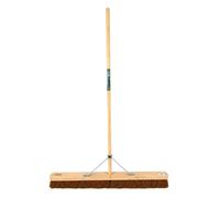 Synx Tools Barredora de Sala/Escobas - Escoba Suave 90 cm - Completo con vástago de 160cm - Pelo de Coco - Extra Ancho - Escoba Interior Escobas Blandas