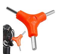 Sysdisen Llave hexagonal de 3 vías para bicicletas | Llave hexagonal multifuncional de 3 vías | Llave Allen Triangular de tres vías llave exterior 3mm 4mm 5mm llave Allen para bicicleta