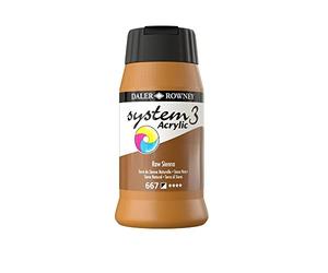 System3 Original Col.Acrílico Raw Sienna B.500Ml