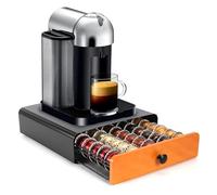 SYSYLY Soporte para Cápsulas de Café,Dispensador Capsulas Vertuo,Organizador Capsulas Vertuo,Cajón para almacenar cápsulas de Vertuoline (capacidad para 40).