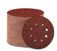 Szarint Discos de lijado de 5 pulgadas con gancho y bucle, 150 piezas de papel de lija de 8 agujeros que incluyen grano 60, 80, 100, 120, 150, 180, 240, 320, 400, 600 para lijadora orbital aleatoria