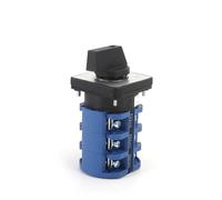 SZW26/LW26-63 63A 660V ON OFF ON Ganrator Universal Rotary Change Over Cam Switch 1/2/3/4 Phases 4/8/12/16 Terminals(63A D404.4)