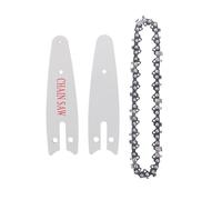 Szwaldaper Guía de motosierra eléctrica repuesto Ed, cadenas 1/4 y 4 pulgadas, 6 8 para reemplazo accesorios Reemplazo de cadena de corte de motosierra.(-1set 4inch)