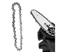 Szwaldaper Sierra de eslabón repuestos cadena motosierra 4/6/8/12/14/16 pulgadas, para hoja, para accesorios eléctricos corte madera Reemplazo de cadena de corte de motosierra.(8inch 45 Link Chain)