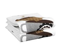 T-Fal Textiles - Juego de Toallas de Cocina de algodón Tejido de Doble Cara, Paquete de 2, 16 x 26 Pulgadas, Estampado de Tazas de café