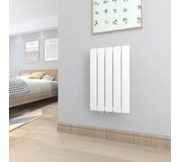 T&K Radiador de Agua Caliente 630x385 mm Blanco Plano Simple Horizontal Diseño de Capa Única Montaje en Pared Radiador para Baño