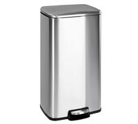 T-lovendo - Cubo de Basura para Cocina 30L | Pedal de Acero Inoxidable | Cierre Suave | Cubo Interior
