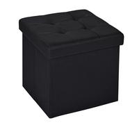 T-LoVendo - Puff de almacenaje Plegable, Banco con Almacenamiento, Otomana, Baúl, Taburete Reposapiés, Acolchado, para Dormitorio, Sala de Estar, Pasillo